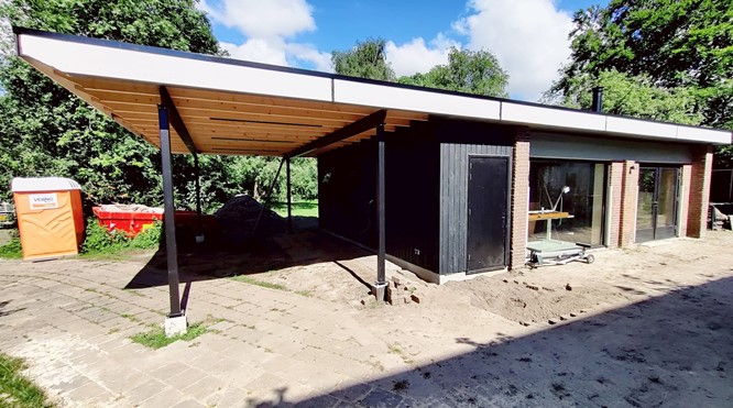 Verbouw garage - Hemelum
